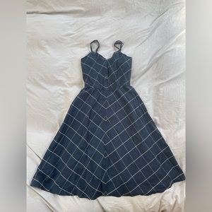 LLBean signature seersucker dress